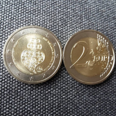 Монета 2 евро 2016 г. Португалия "Участие в Олимпийских Играх в Рио".